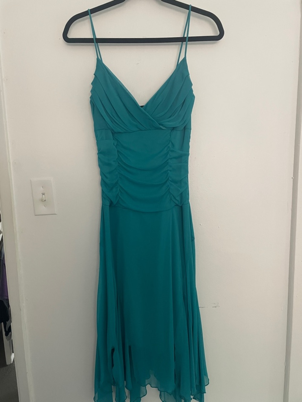 Ruby Rox Teal Spaghetti-Strap Midi Dress